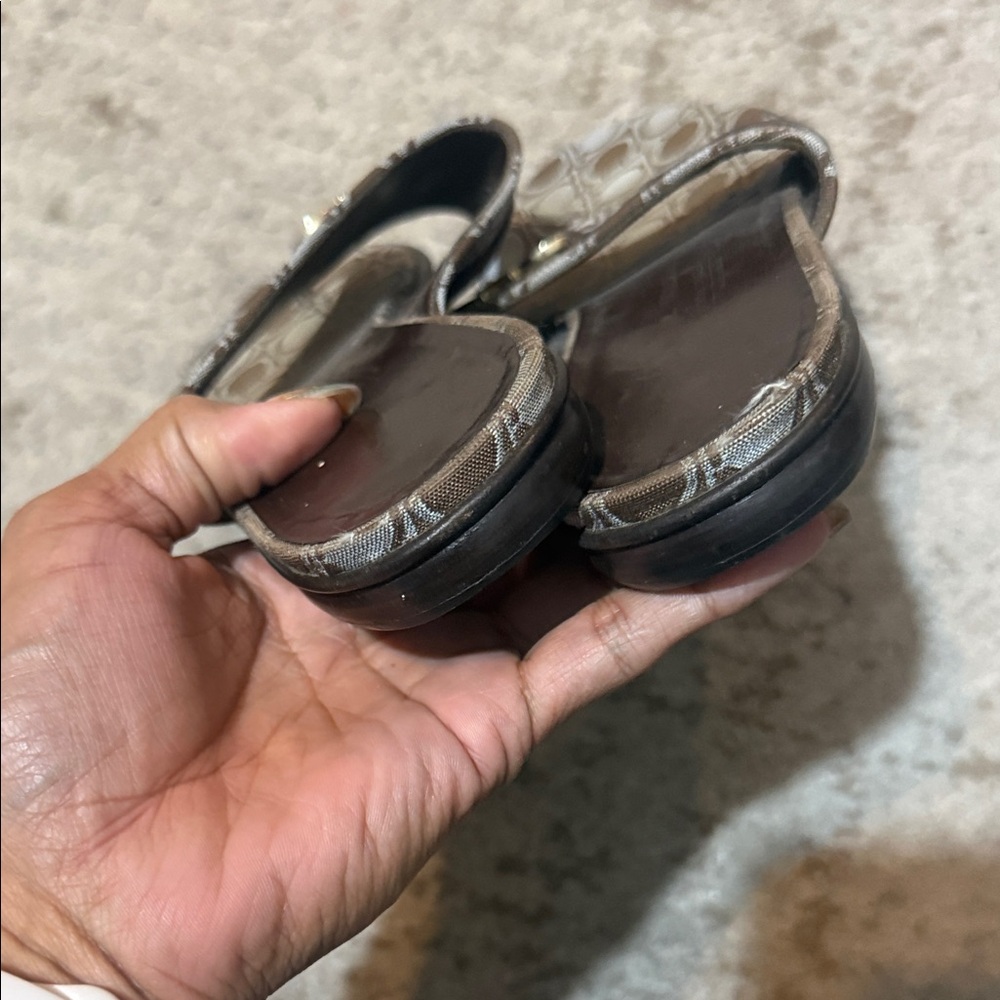 Stylish Brown Patterned ferragamo  sandals Women's Sandals - Picture 4 of 5
